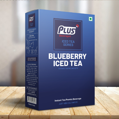 Plus Instant Blueberry Iced Tea Premix