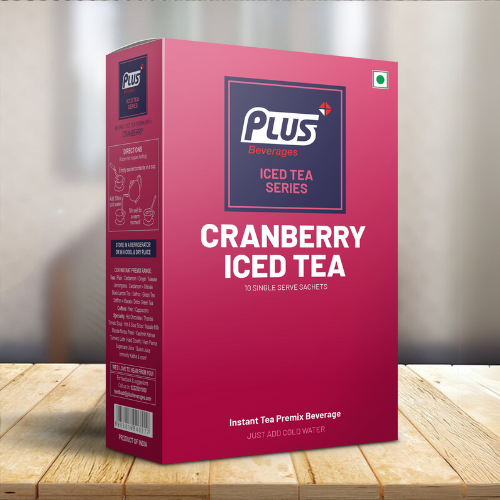 Plus Instant Cranberry Iced Tea Premix